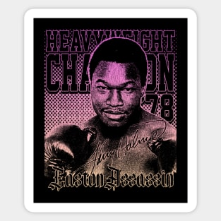 Larry Holmes Distressed Gradient 5 Sticker